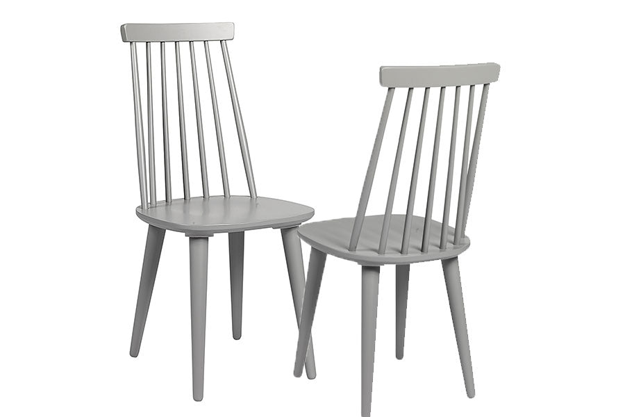 LOTTA Set aus 4 Stühlen und rundem Tisch