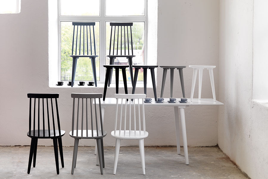 LOTTA Set aus 4 Stühlen und Klapp-Esstisch