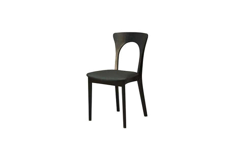 PETER Black Leather Set of 2 Chairs, CASØ- D40Studio