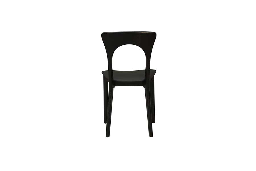 PETER Black Leather Set of 2 Chairs, CASØ- D40Studio