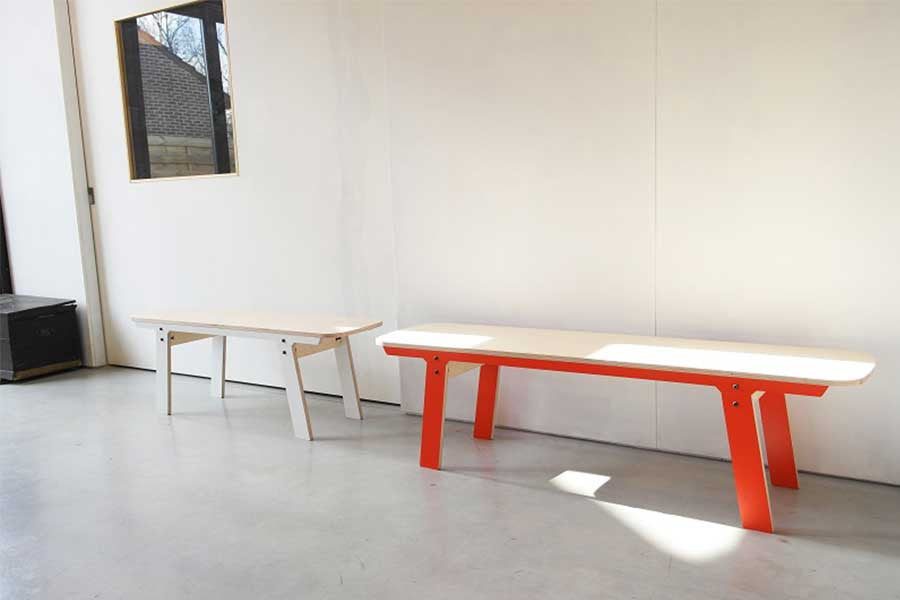 SLIM BENCH 01, rform- D40Studio