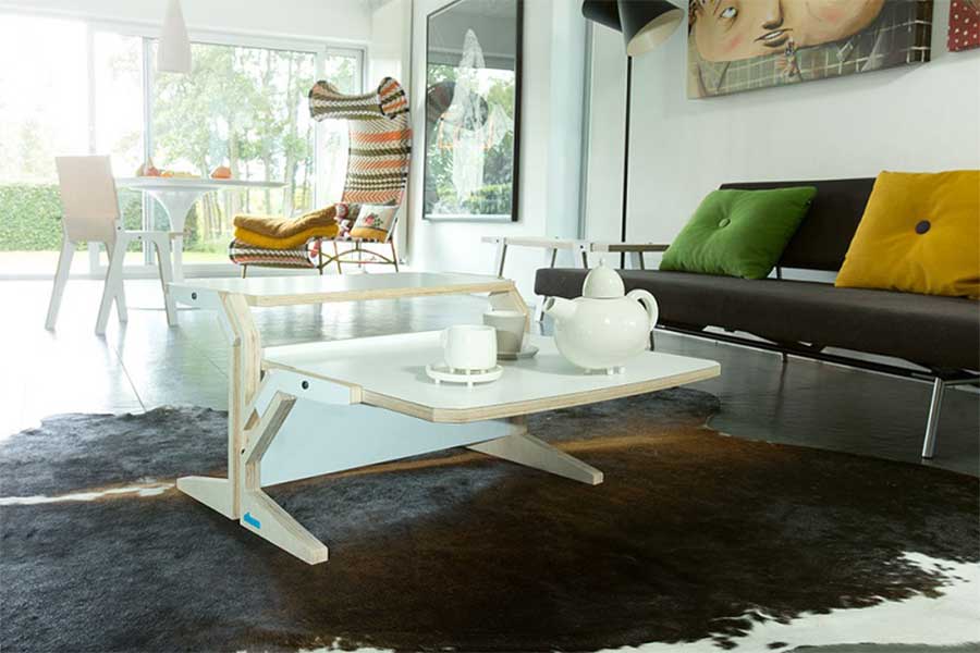VEGETALE COFFEE TABLE - DOUBLE HORIZONTAL TABLET, rform- D40Studio