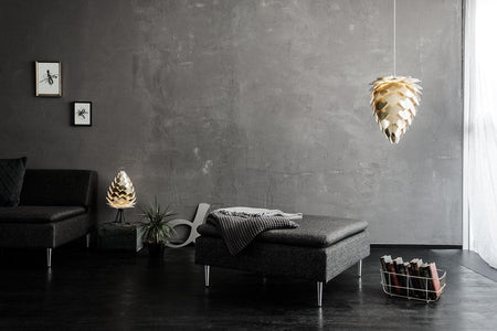 CONIA Big BRUSHED BRASS Pendant Light, VITA Copenhagen- D40Studio