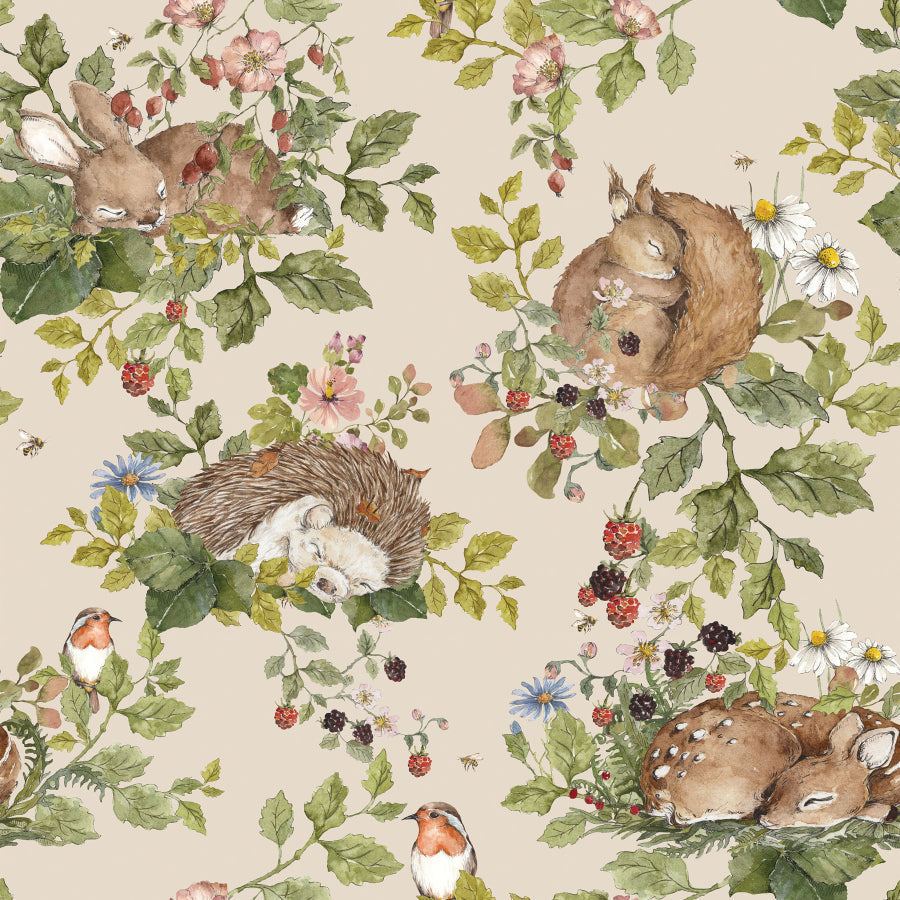 KLEINE schläfrige Tiere Wallpaper 