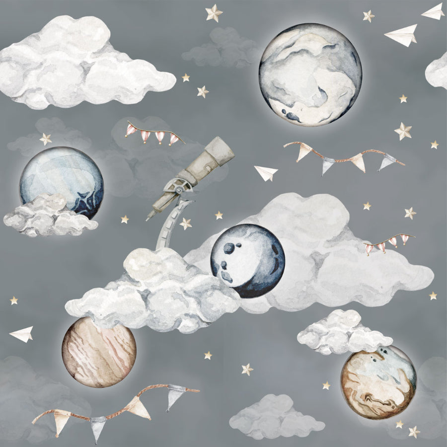 MAGISCHE Planetentapete 100x280CM