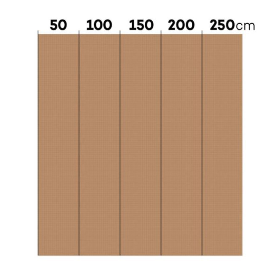 Karomuster klein – Zimttapete 50 x 280 cm 