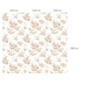 Vintage Rose Pattern Wallpaper