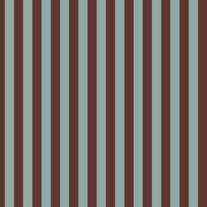 Wide stripes classy brown and mint Wallpaper
