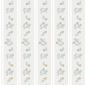 French Cottage Flowers Wallpaper