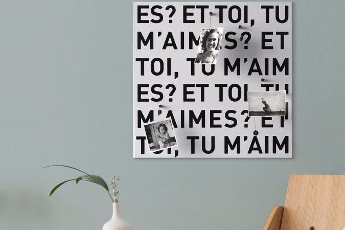 ET TOI? Magnetic Board 50 CM, dESIGNoBJECT- D40Studio