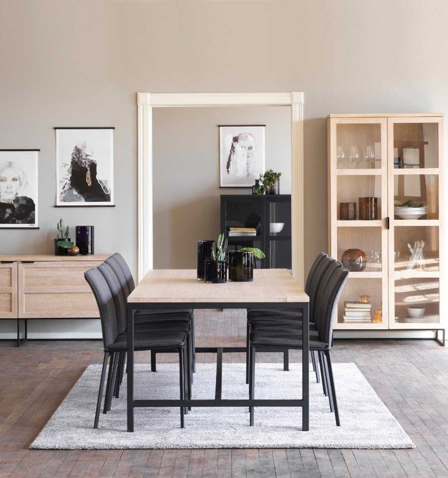 Rowico EVERETT HIGH Glass Cabinet