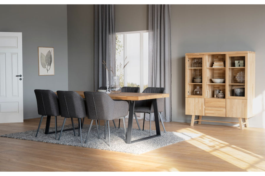 BROOKLYN Esstisch mit U-Beinen 170CM/270CM ROWICO