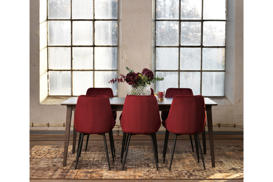 FILIPPA Esstisch aus dunkler Eiche 180CM/230CM/280CM
