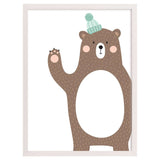 Forest Friends Bär 30x40cm