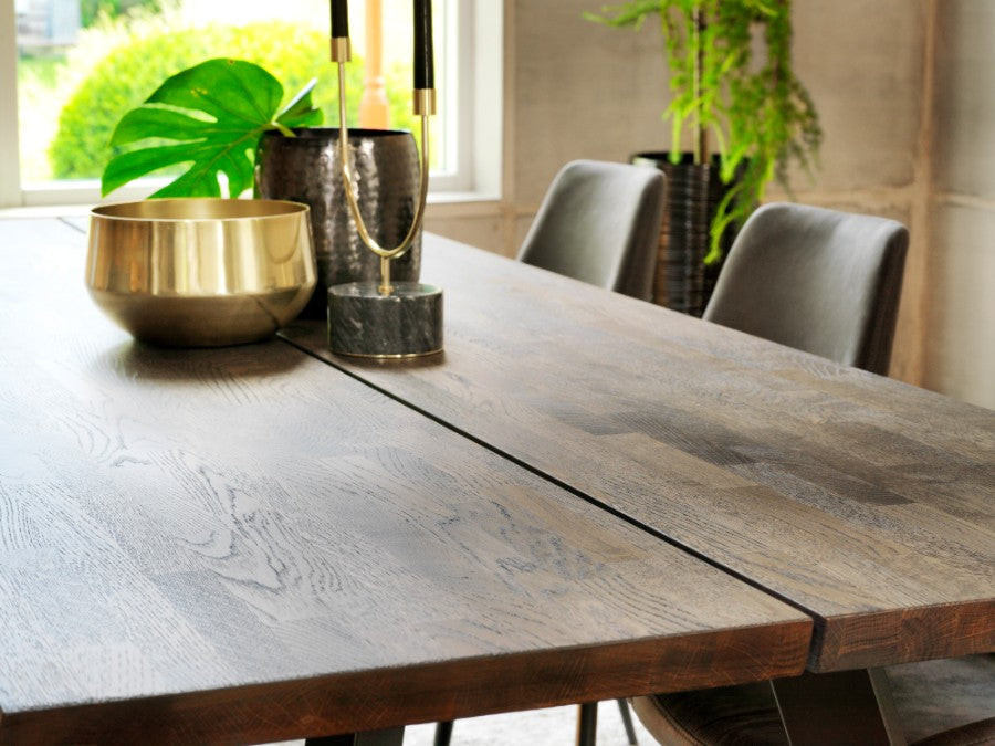 FRED Smoked Oak Dining Table 170CM