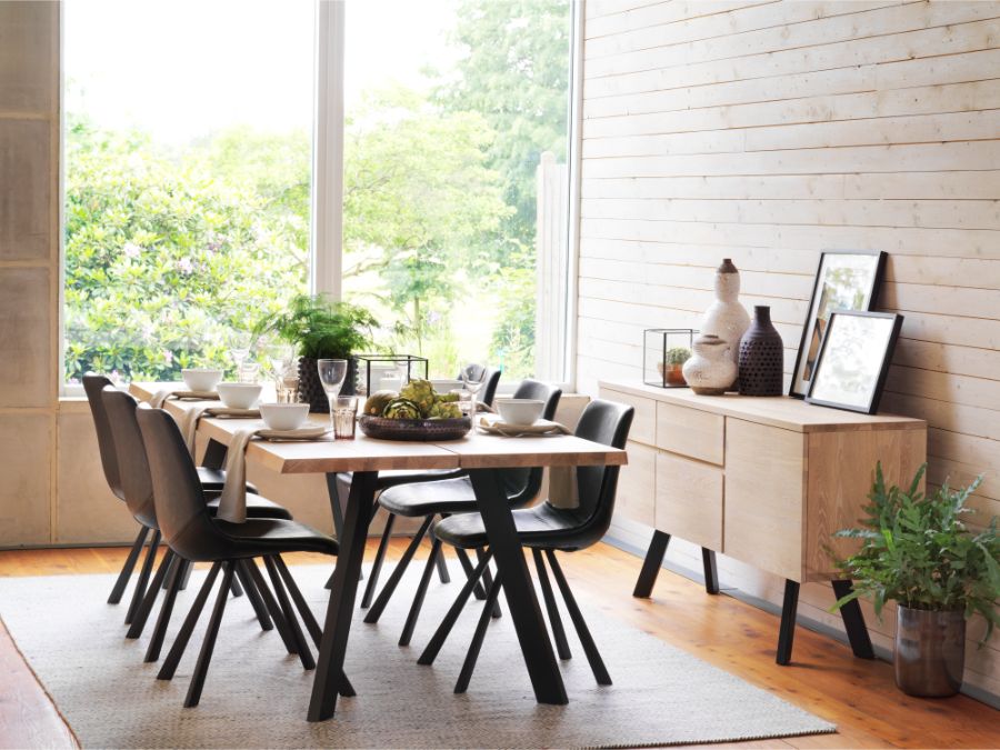 SIERRA Samt-Set mit 2 Stühlen