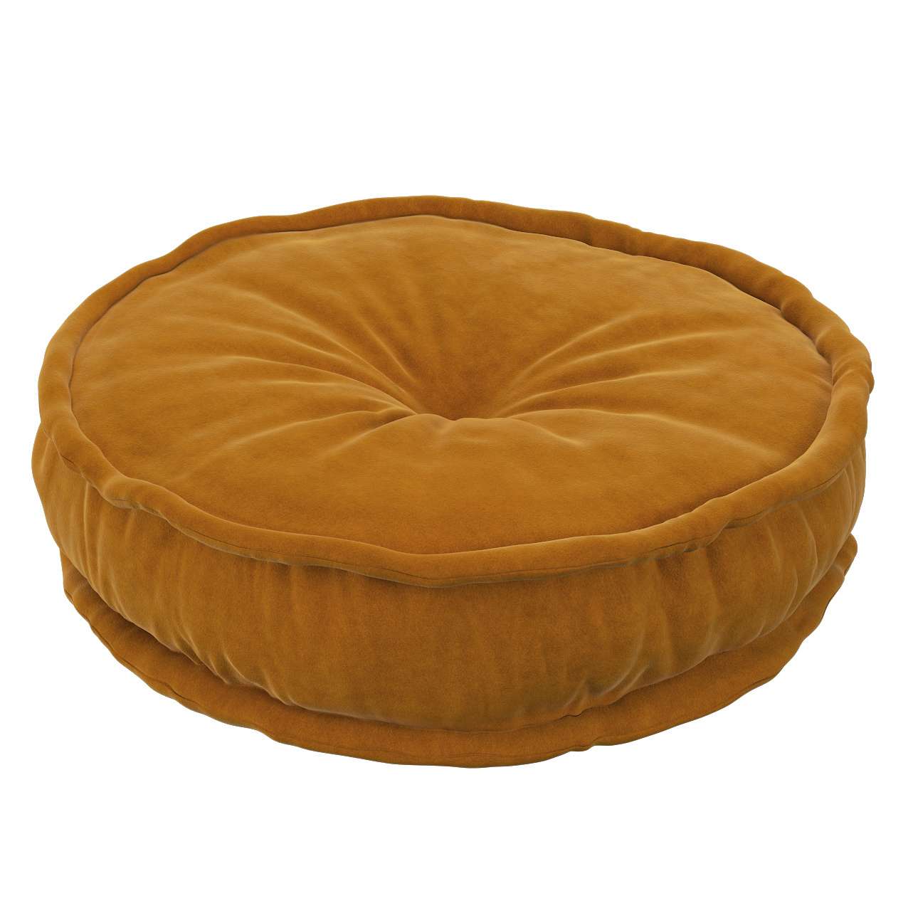 French Pouf - Mustard