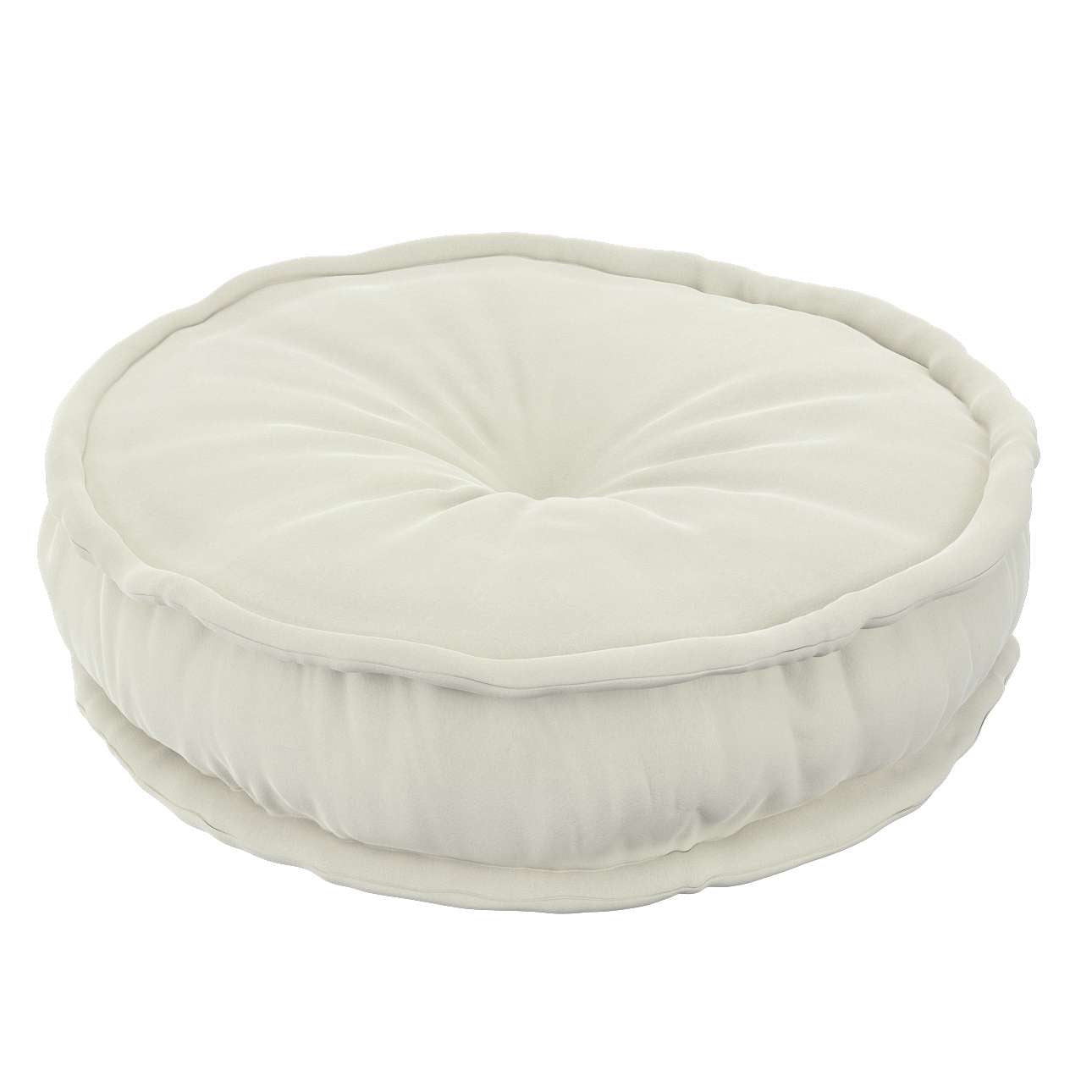 French Pouf - Creamy White