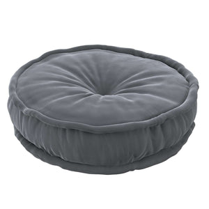 French Pouf - Graphite Grey