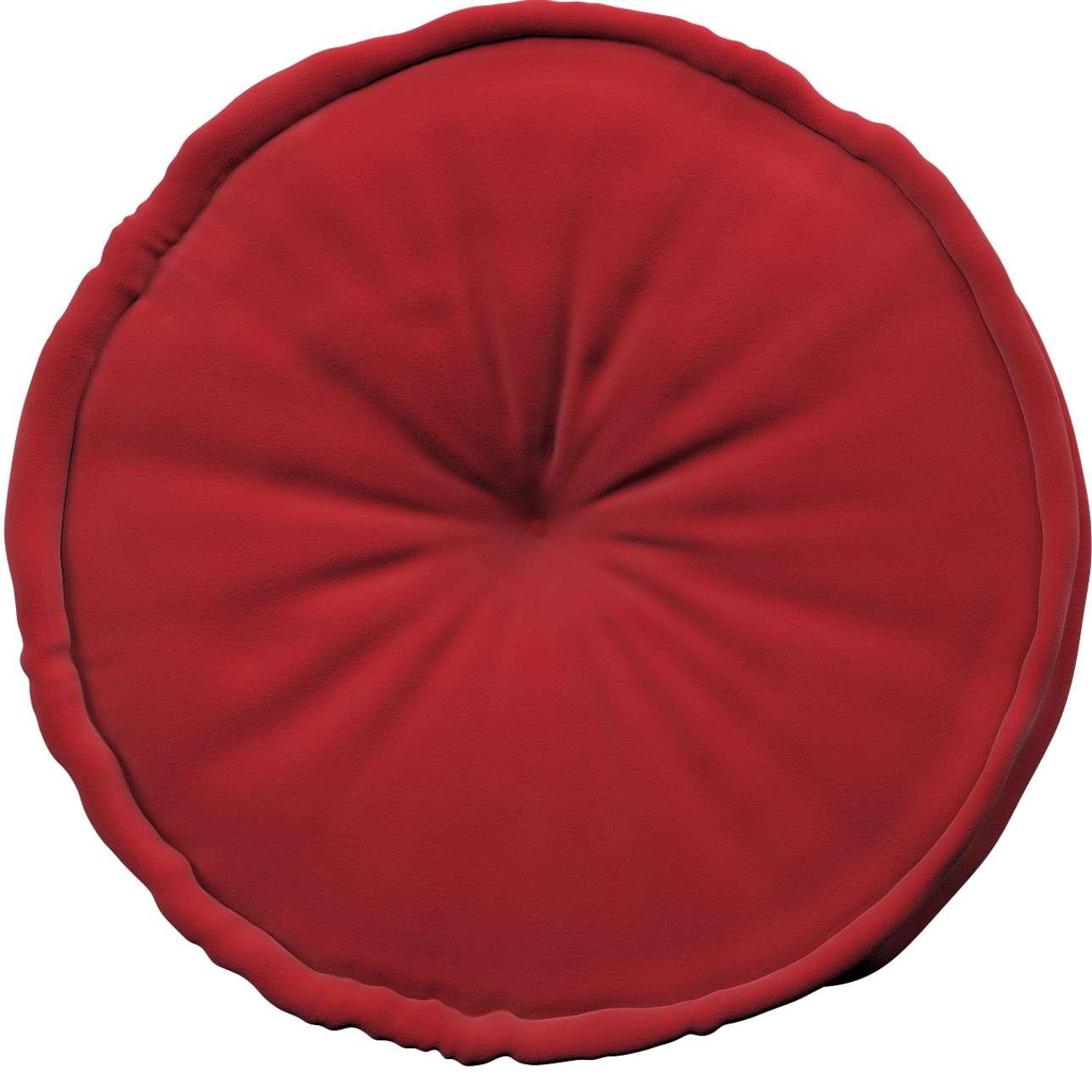 French Pouf - Cherry Red