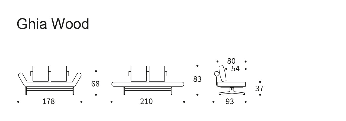 Innovation Living GHIA Oak Daybed