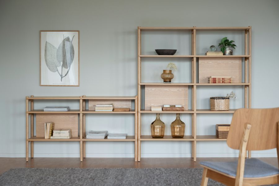 HOLTON Eiche Bücherregal 140 CM - Outlet