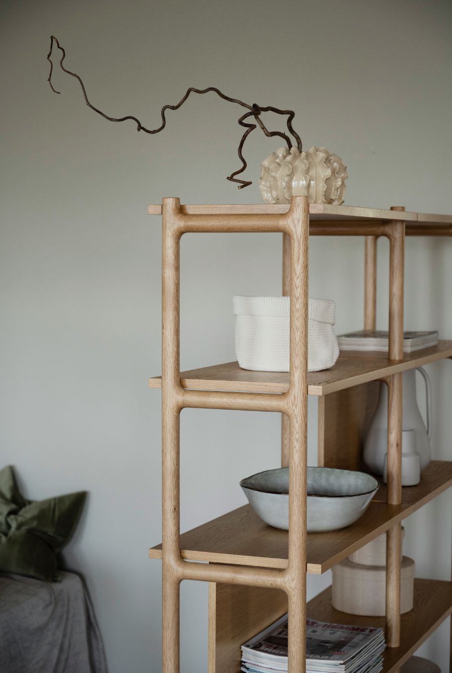 HOLTON Bücherregal aus Eiche 140 CM