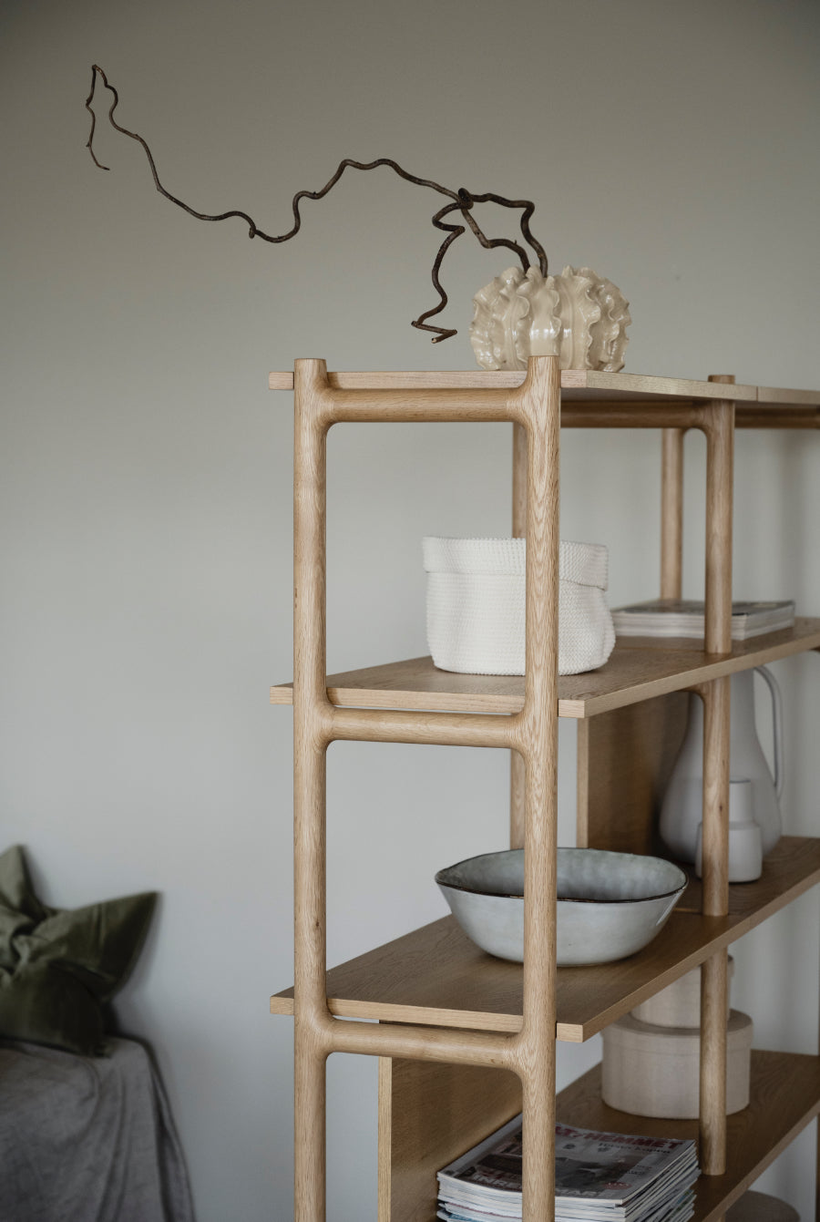 HOLTON Eiche Bücherregal 140 CM - Outlet