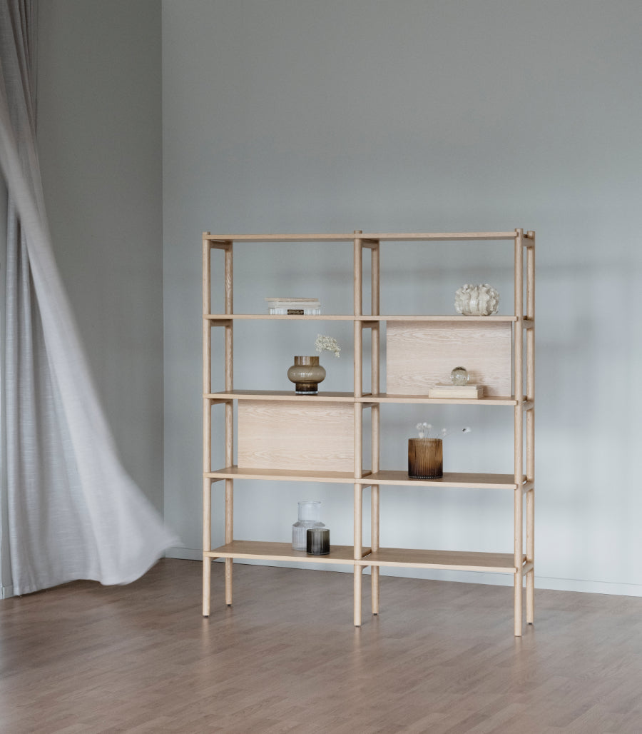 HOLTON Eiche Bücherregal 140 CM - Outlet