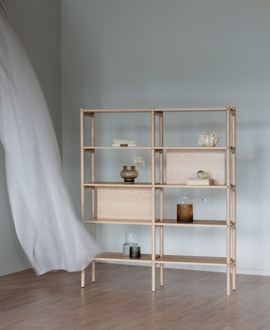 HOLTON Eiche Bücherregal 140 CM - Outlet