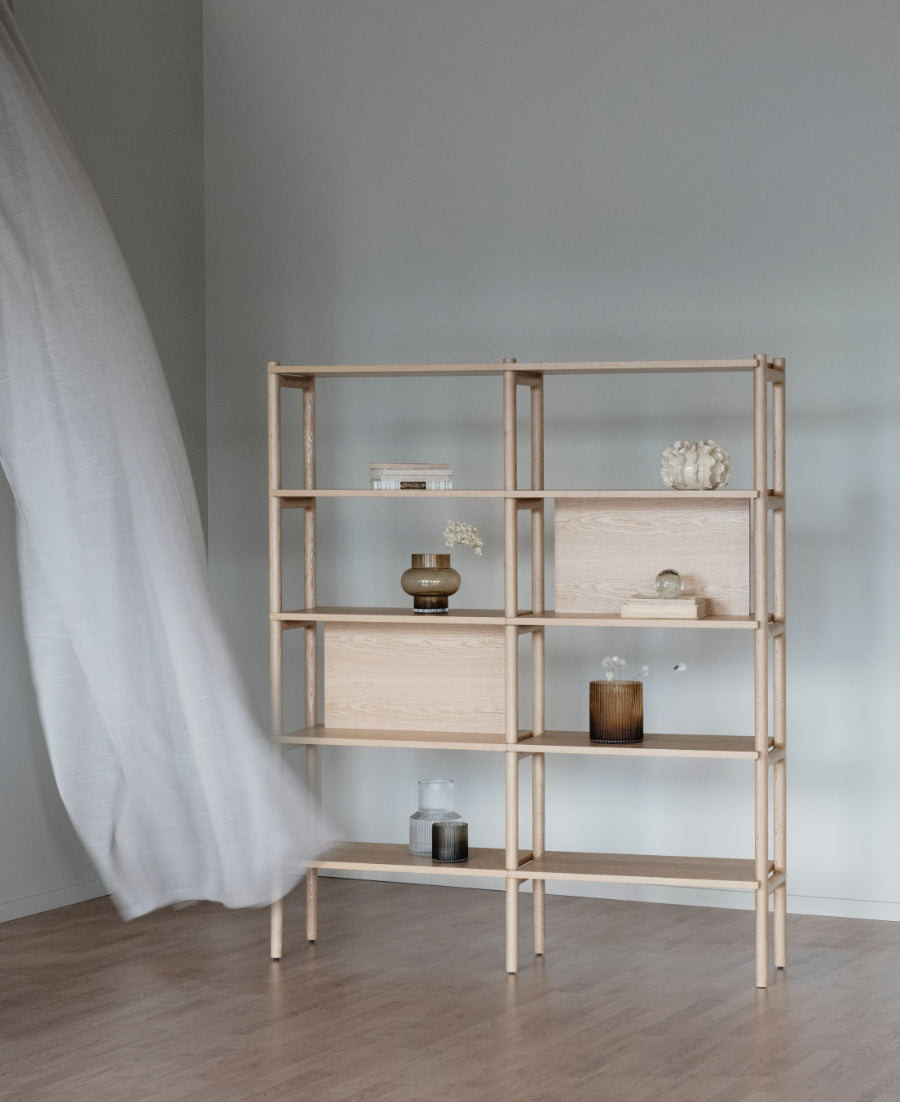 HOLTON Eiche Bücherregal 140 CM - Outlet