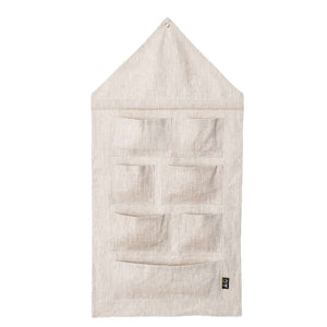 HOUSE SHAPED Organizer Linen Beige
