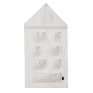 HOUSE SHAPED Organizer Linen White