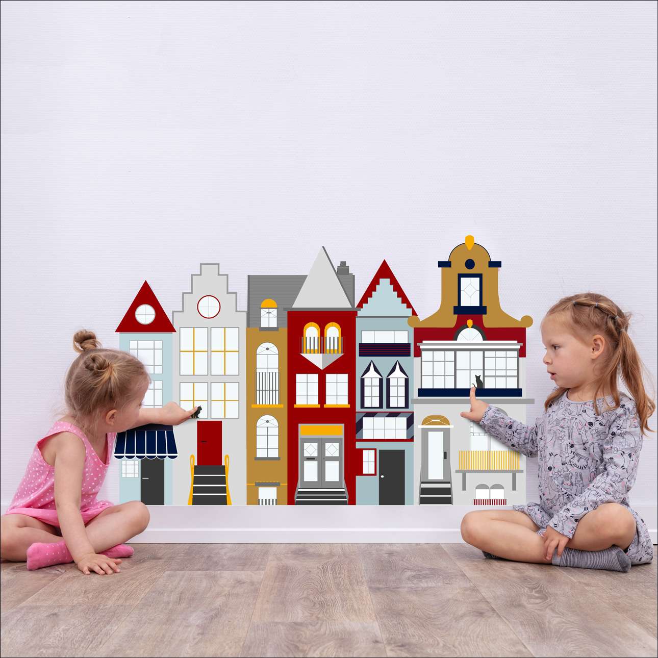 Houses II Sticker