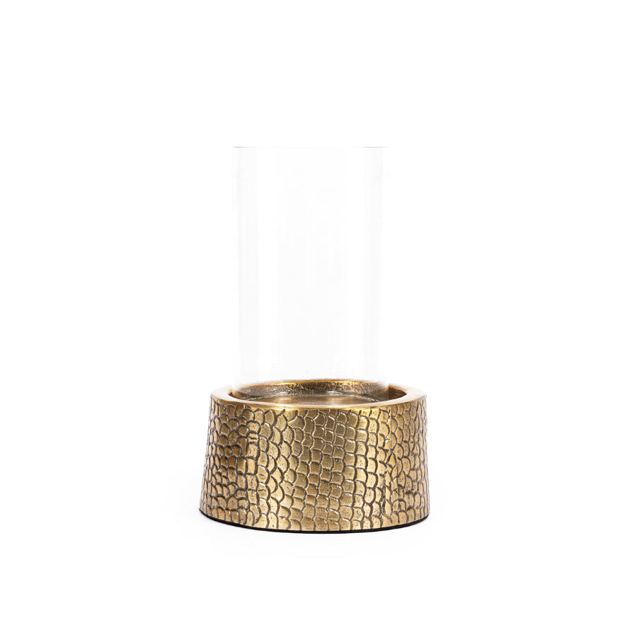 CROCO Kerzenhalter mit Glas