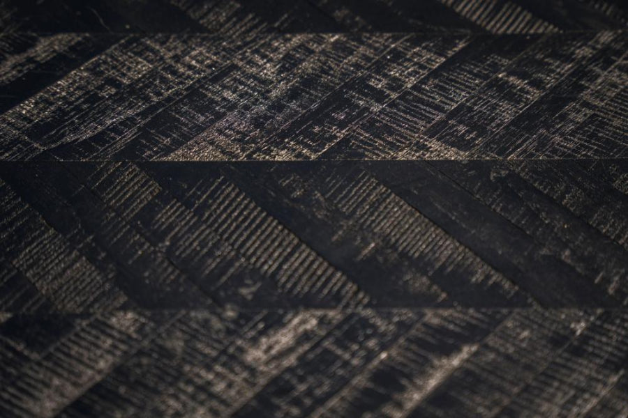 HERRINGBONE Bartisch - Schwarz 140 CM