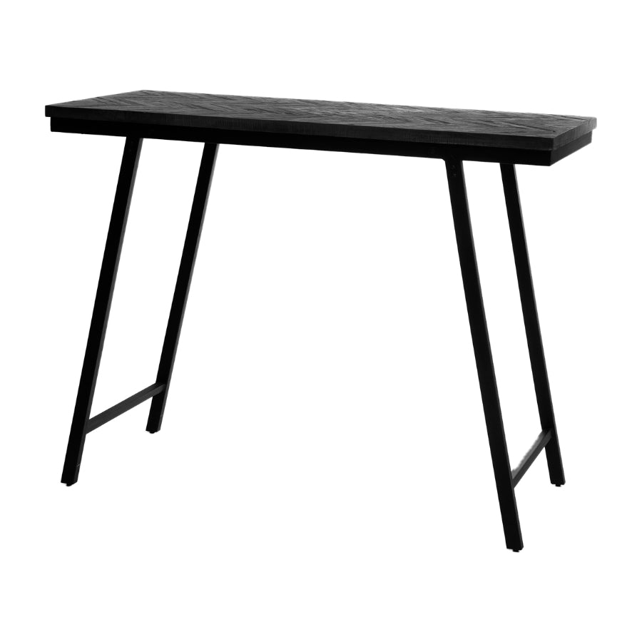 HERRINGBONE Bartisch - Schwarz 140 CM