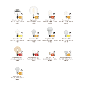 EDISON'S IDEA E27, 2W LED, 2200K, 140 LM Bulb