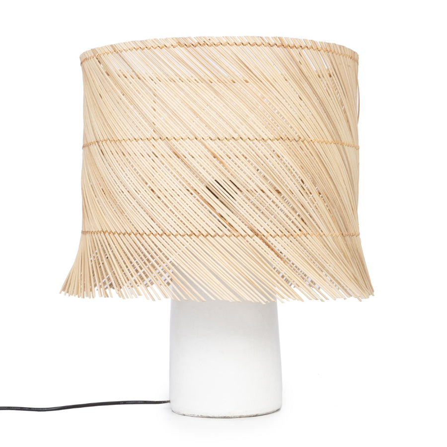 RATTEN-Tischlampe