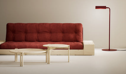 BASE Sofa bed 244 cm (with 2 sideboxes) — Scandinavian sofa bed by Karup Design