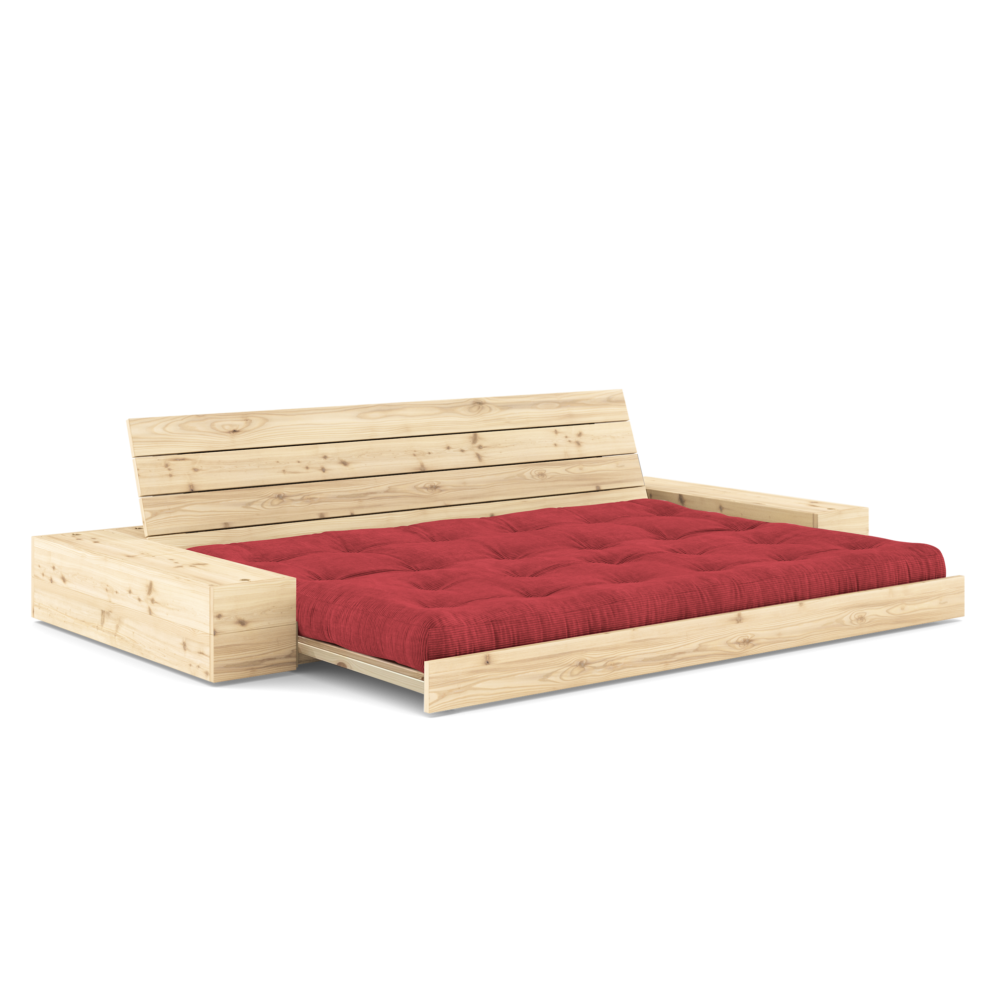 BASE Sofa bed 244 cm (with 2 sideboxes) — Scandinavian sofa bed by Karup Design