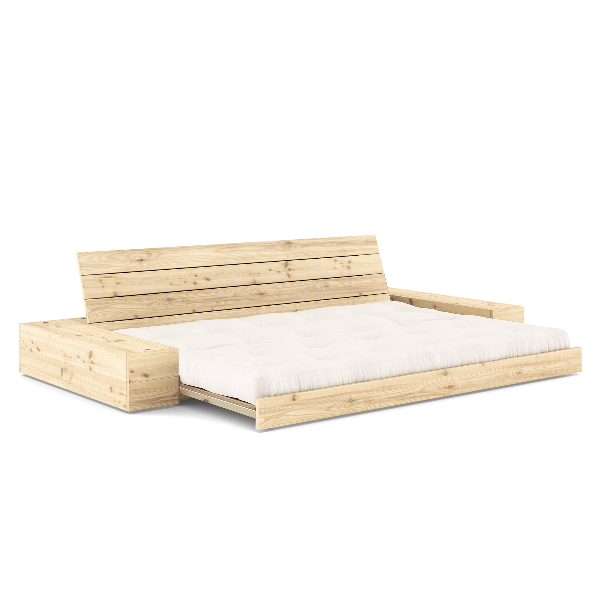 BASE Sofa bed 244 cm (with 2 sideboxes) — Scandinavian sofa bed by Karup Design