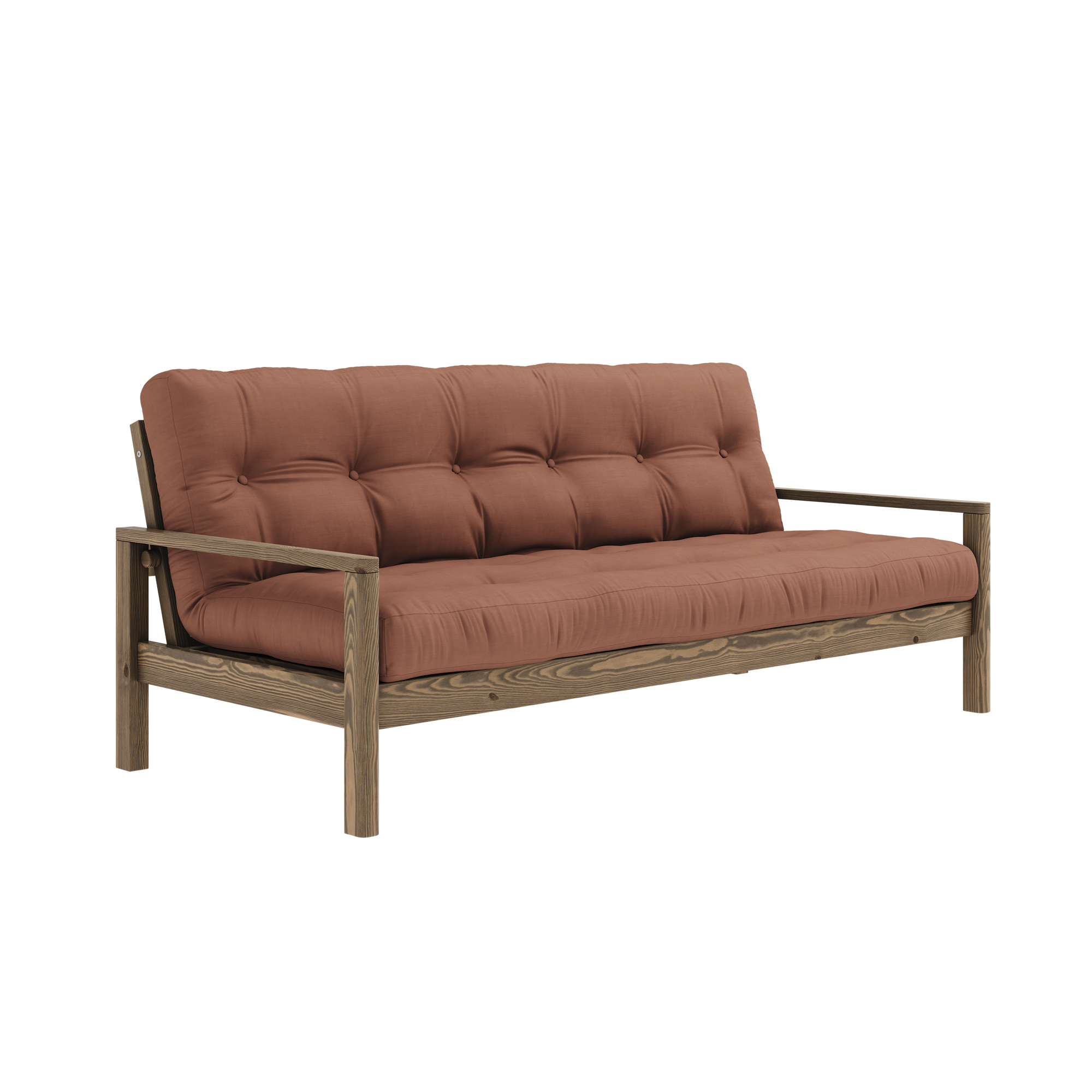 KNOB Sofa bed in Carob Brown — Karup Design
