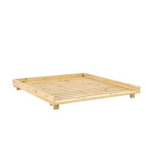 SOCIAL Bed in Clear Lacquered Pine — Karup Design