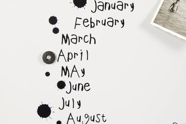 KROK 3 White, Perpetual Calendar, dESIGNoBJECT- D40Studio