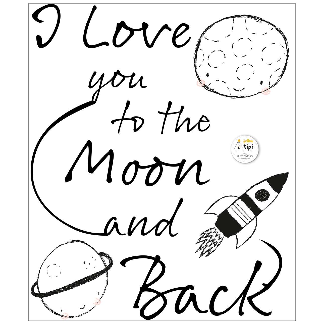 Lovely Universe Sticker - 70x82CM