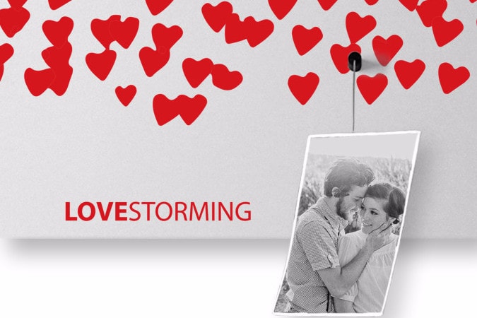 LOVESTORMING Magnetic Board, dESIGNoBJECT- D40Studio