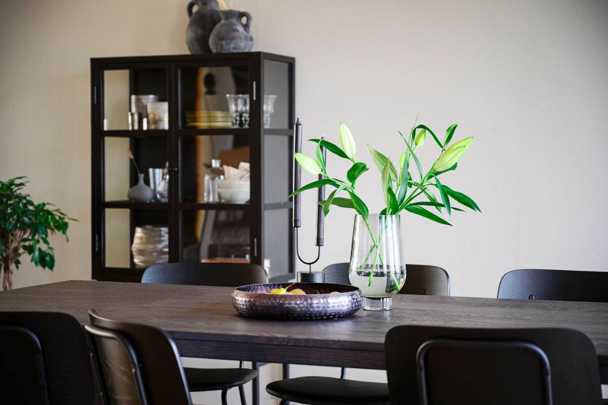 BROOKLYN Esstisch mit U-Beinen, geräucherte Eiche, 220/320 cm, ROWICO