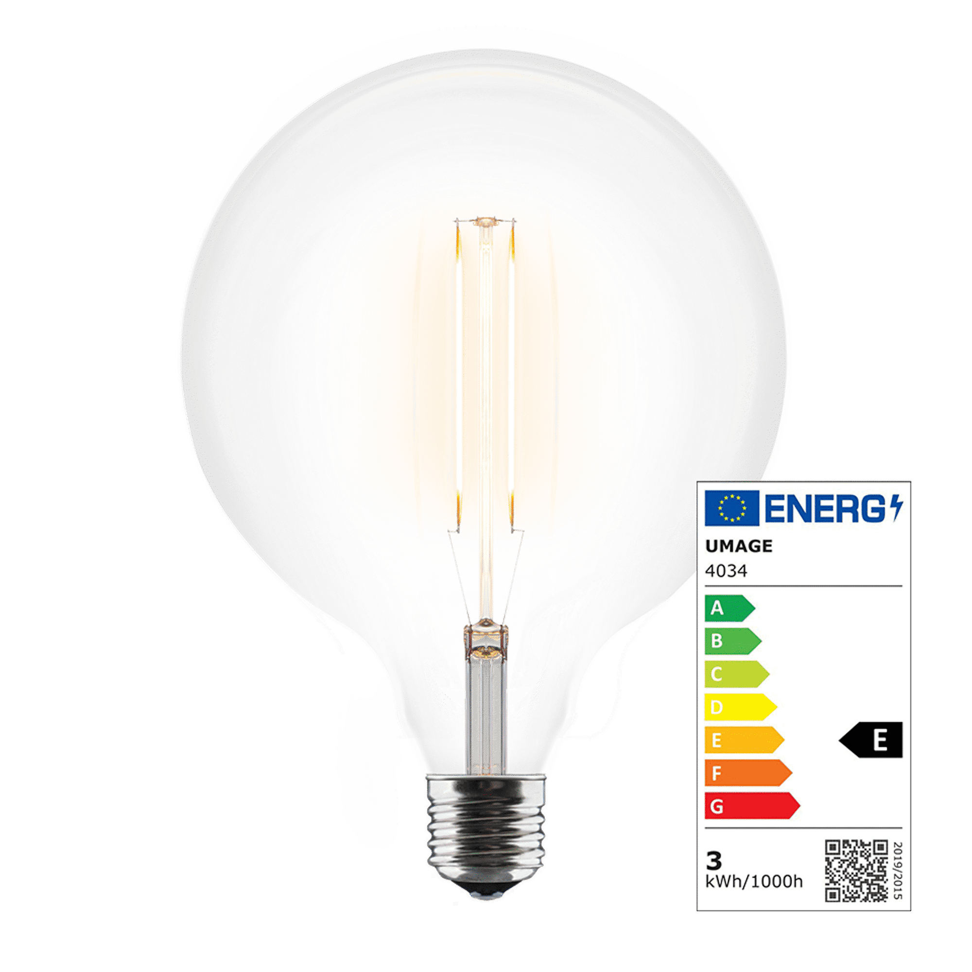 BIG IDEA E27, 3W LED, 2200K, 350 LM Bulb