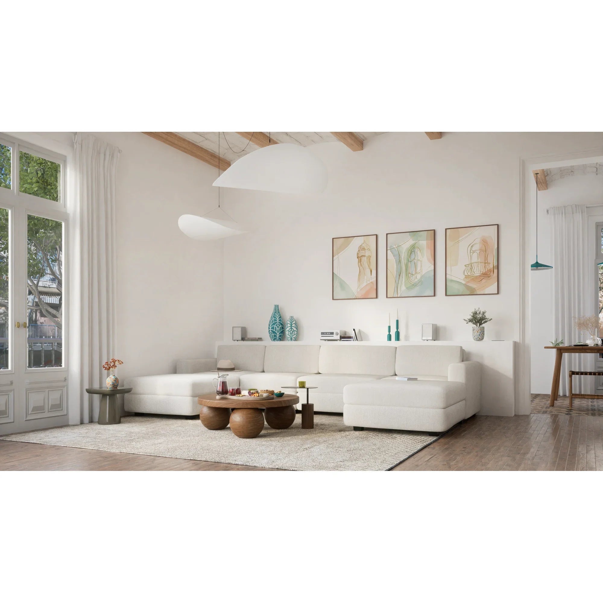 Modular Sofa GRACIA - Large Pouf Module